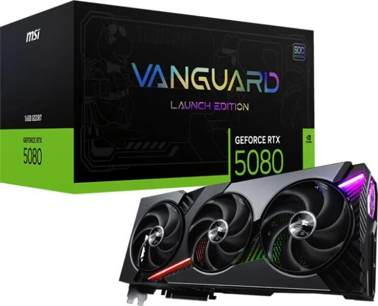 MSI RTX 5080 Vanguard SOC 상세 이미지